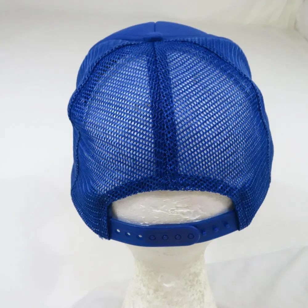 Mac Tools Racing Rope Hat Trucker Mesh Blue Snapback Vintage